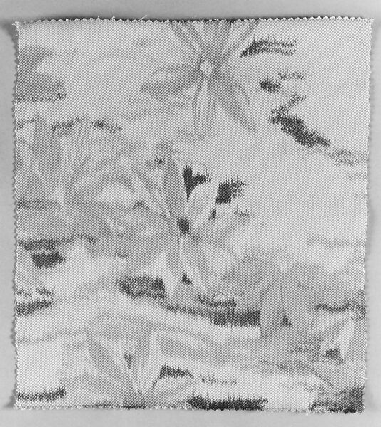 Clematis textile, Associated Artists (1883–1907), Silk, printed, American