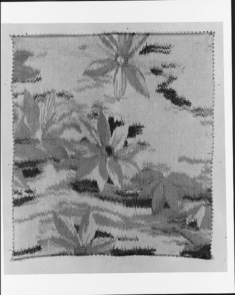 Clematis textile, Associated Artists (1883–1907), Silk, printed, American