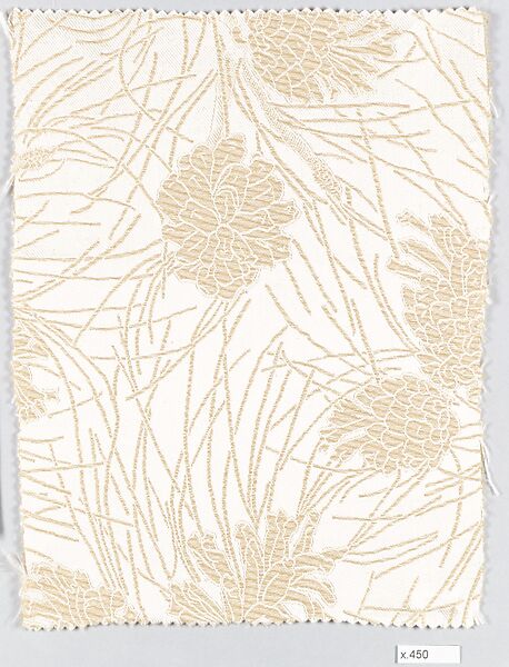 Woven sample, Associated Artists (1883–1907), Silk, woven, American 