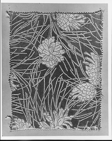 Woven sample, Associated Artists (1883–1907), Silk, woven, American