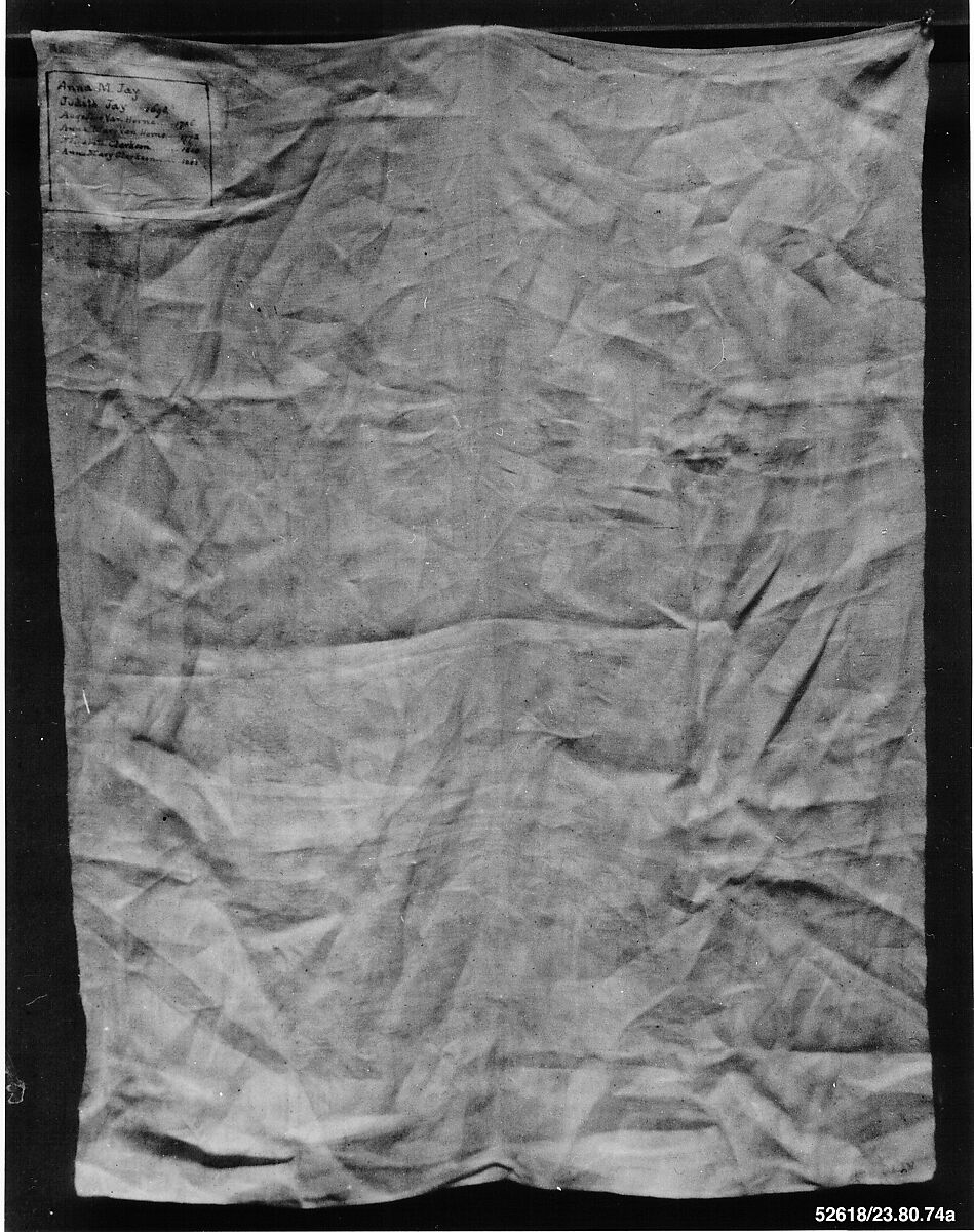 Napkin, Linen, woven, German or Dutch