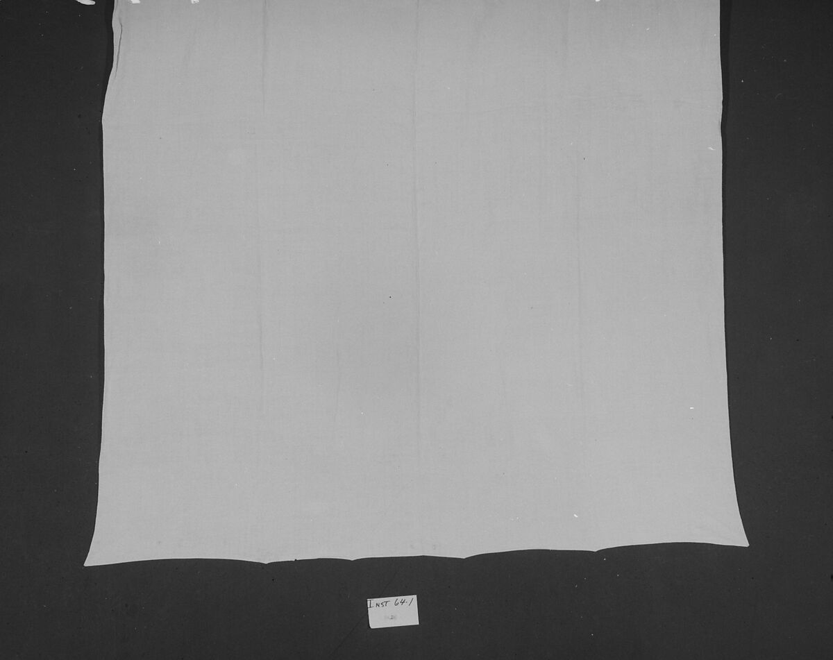 Woven sheet, Lucy Byington, Linen, woven, American 
