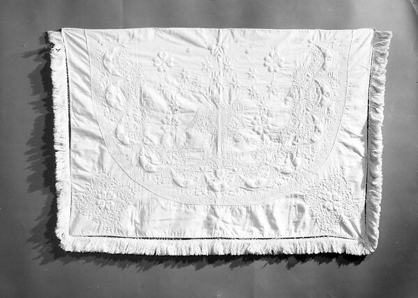 Quilted Tablecover, Anne Van der Veer, Cotton, American 