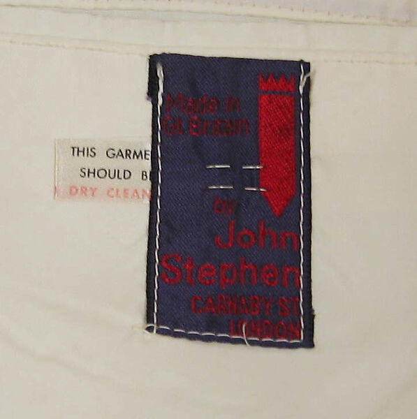 Jacket, John Stephen (British, born Scotland, 1934–2004), cotton, British