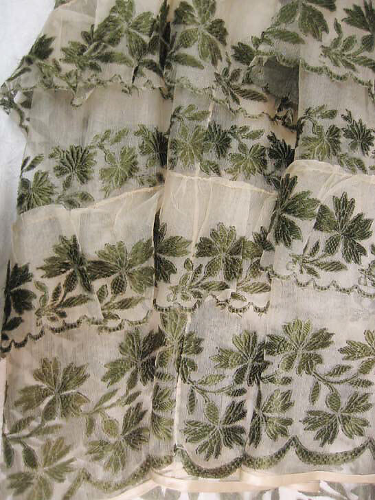 Dress, silk, probably French