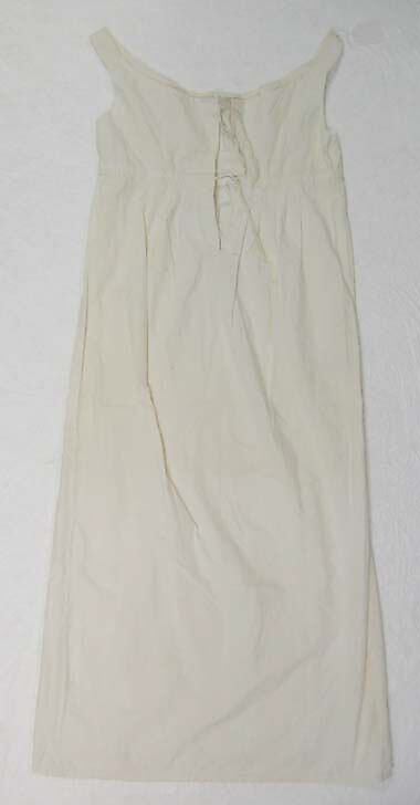 Dress, silk, probably French