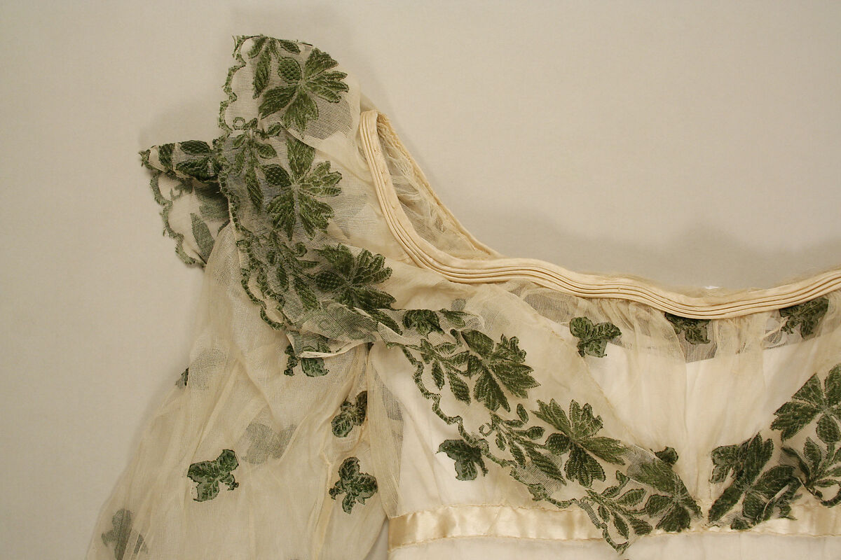 Dress, silk, probably French