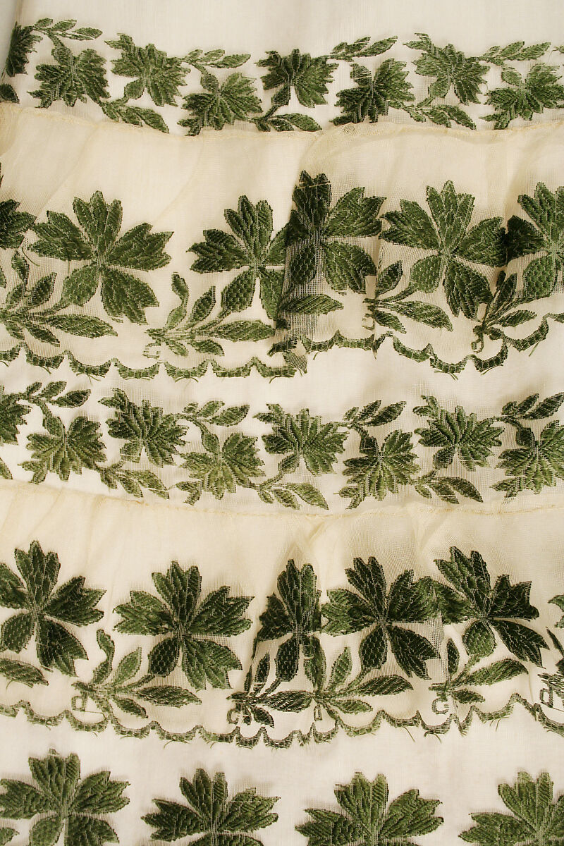 Dress, silk, probably French