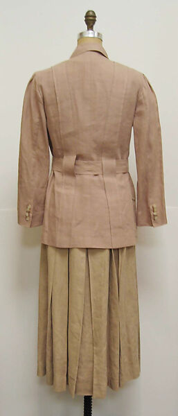 Ensemble, Ralph Lauren (American, founded 1967), linen, leather, American