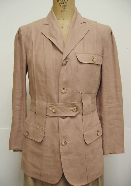 Ensemble, Ralph Lauren (American, founded 1967), linen, leather, American