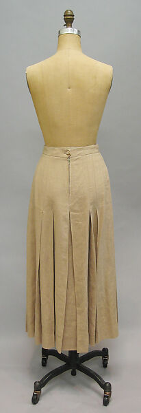 Ensemble, Ralph Lauren (American, founded 1967), linen, leather, American