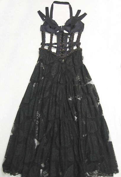 Evening dress, Jean Paul Gaultier (French, born 1952), silk, metal, French