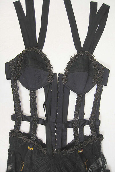 Evening dress, Jean Paul Gaultier (French, born 1952), silk, metal, French