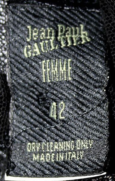 Evening dress, Jean Paul Gaultier (French, born 1952), silk, metal, French