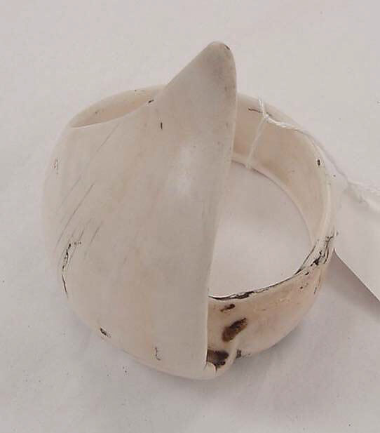 Jewelry set, bone, shell, stone, cotton, Indian (Naga-Angami)