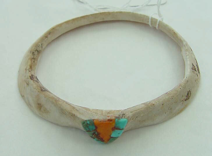 Jewelry set, shell, turquoise, Indigenous American