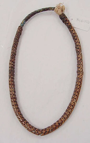 Jewelry set, bone, raffia, cotton, African