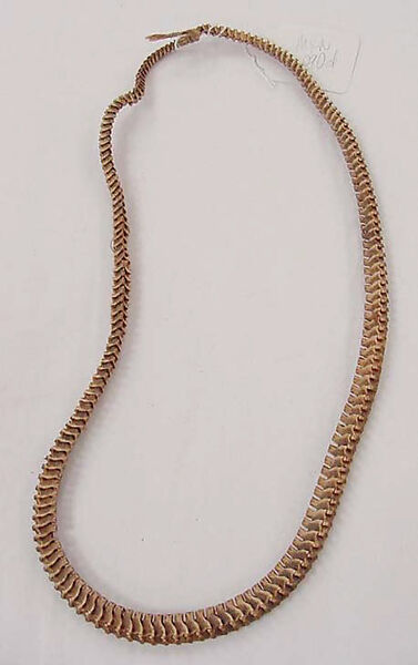 Jewelry set, bone, raffia, cotton, African