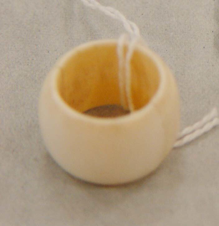 Jewelry set, ivory, metal, African