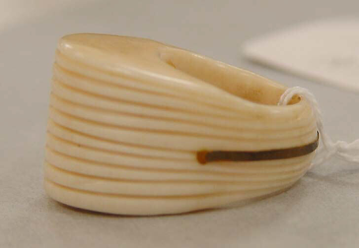 Jewelry set, ivory, metal, African