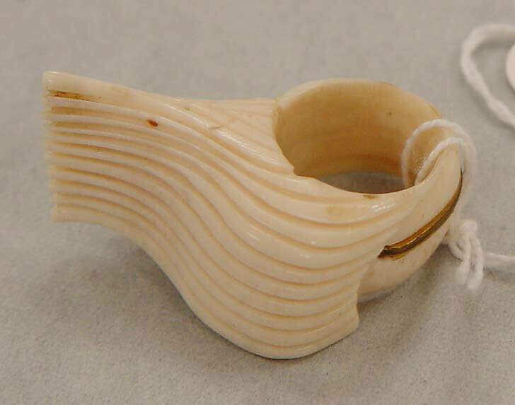 Jewelry set, ivory, metal, African