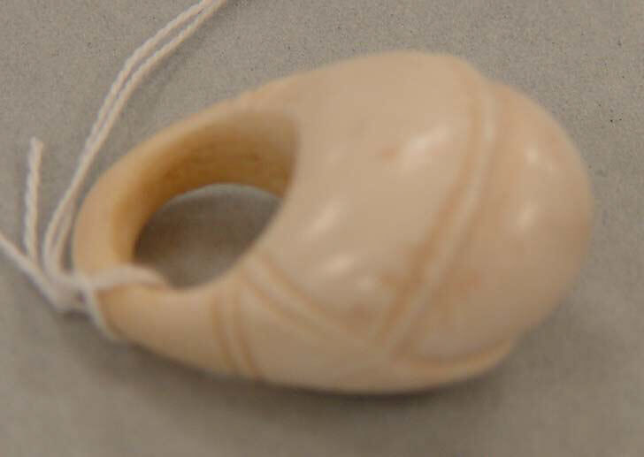 Jewelry set, ivory, metal, African