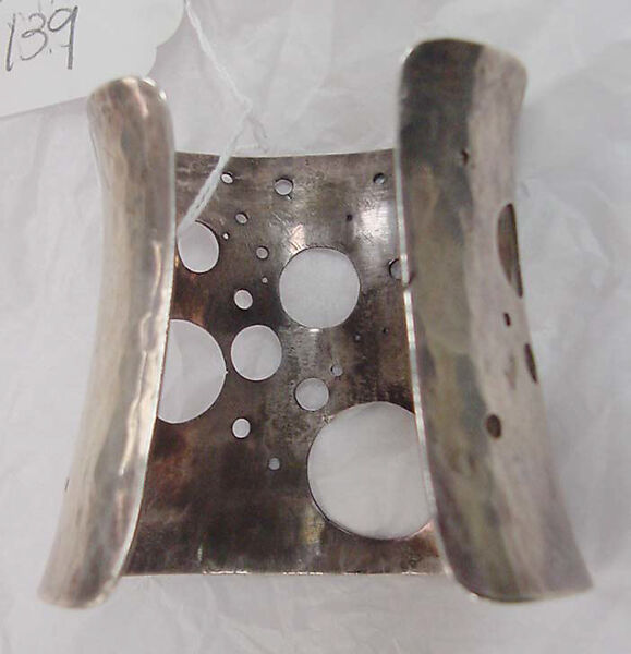 Bracelet, metal, American