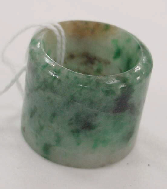 Ring, jadeite, Chinese 