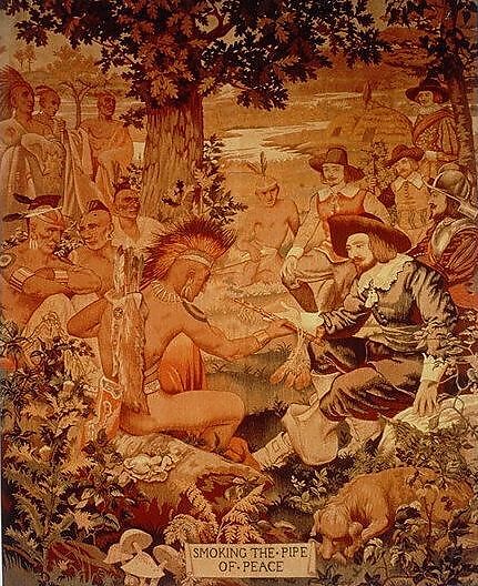 Tapestry, Designed by Albert Herter (American, New York 1871–1950 Santa Barbara, California), Wool, natural and mercerized cotton, "artificial silk", American 