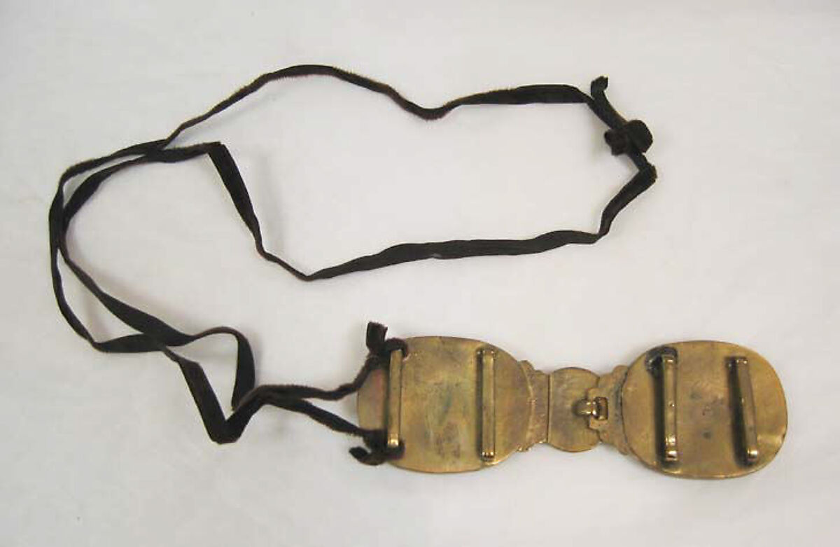 Belt buckle, metal, stone, cotton, Chinese