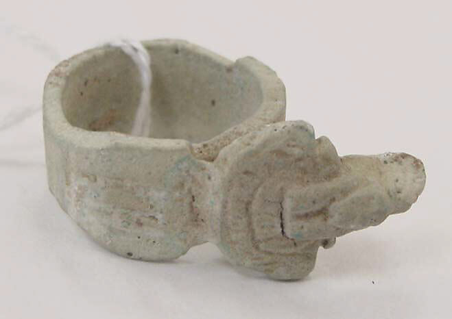 Ring, faience, Egyptian 