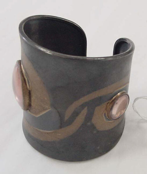 Jewelry set, Michael Zobel (German), metal, stone, diamond, German