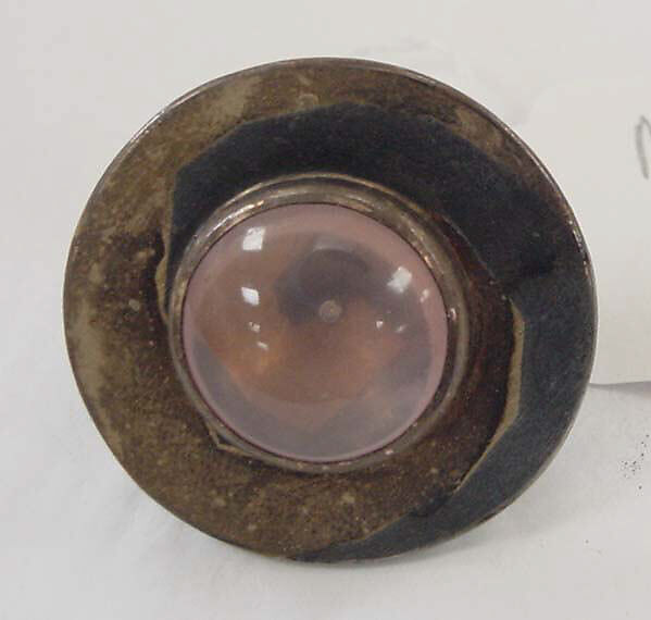 Jewelry set, Michael Zobel (German), metal, stone, diamond, German