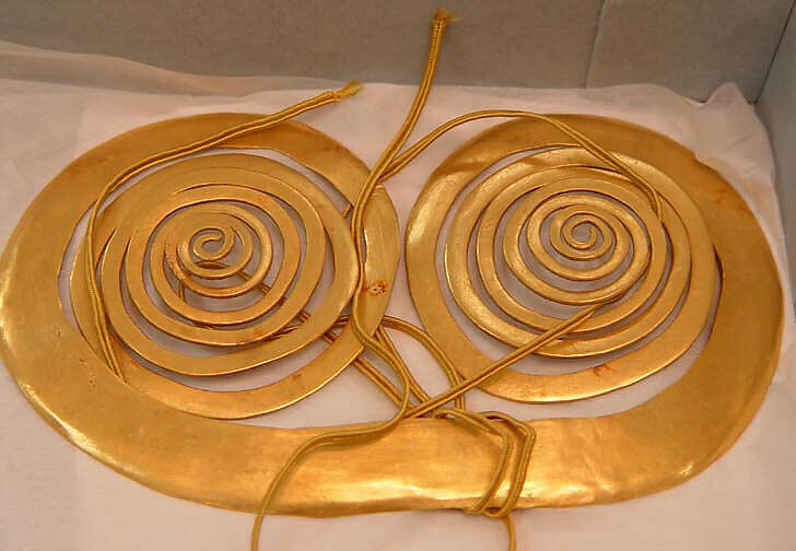 Jewelry set, gold, Indigenous South American (Sinu peoples)