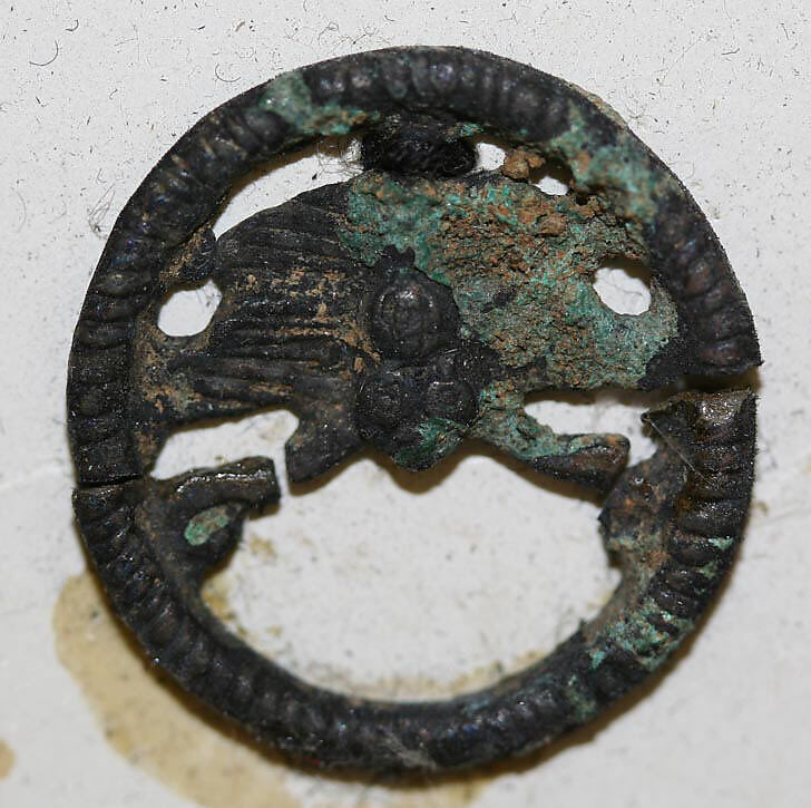 Button, bronze, Korean