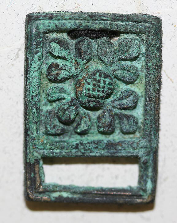 Button, bronze, Korean