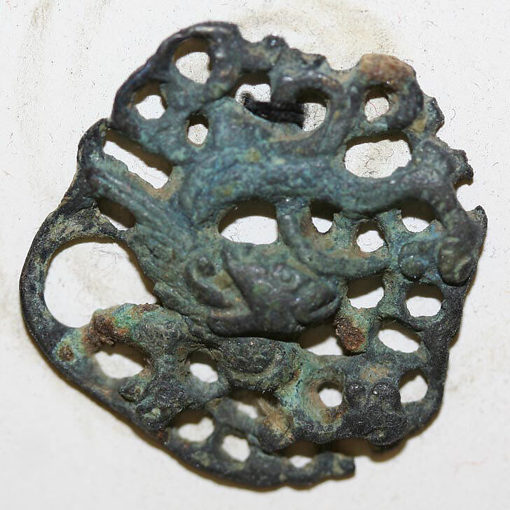 Button, bronze, Korean