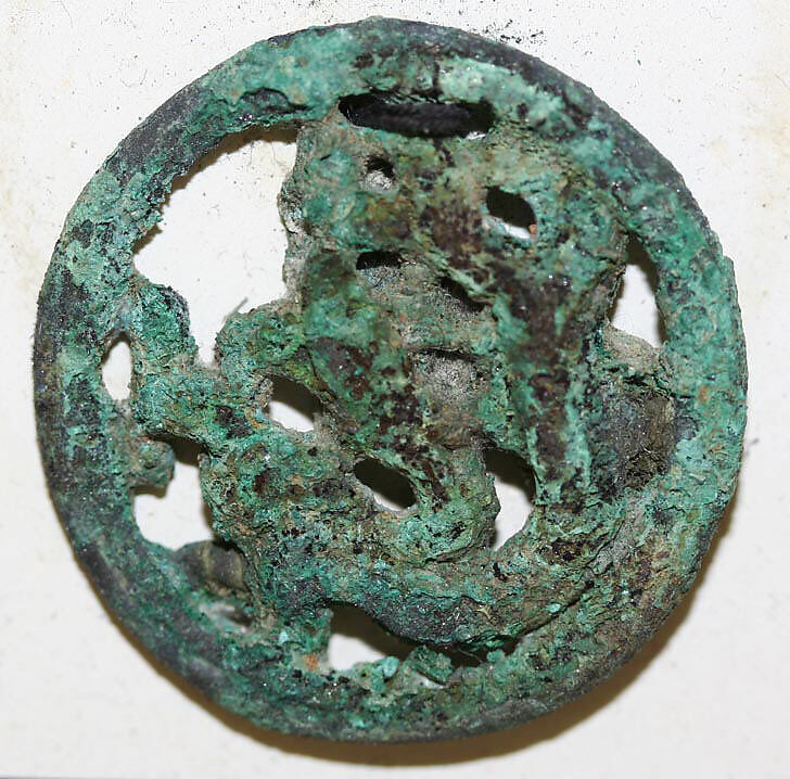 Button, bronze, Korean