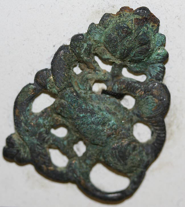 Button, bronze, Korean