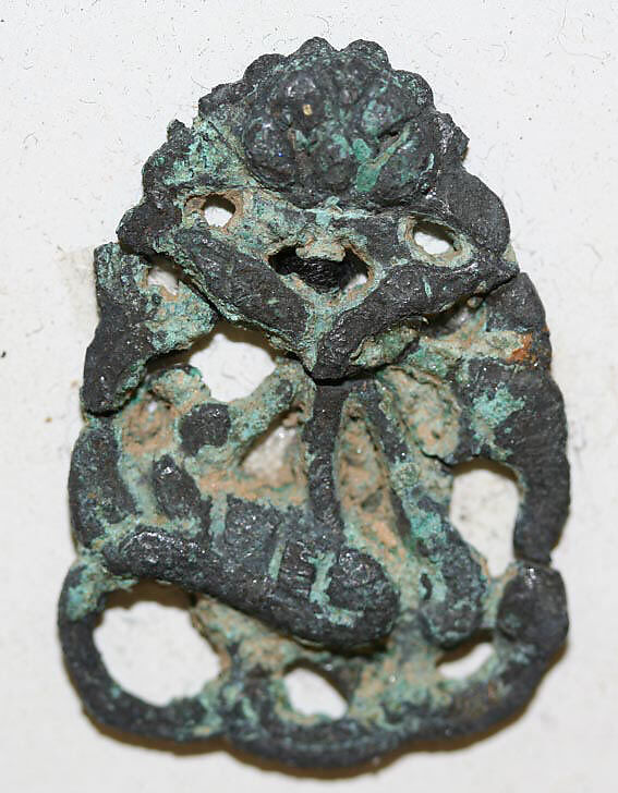 Button, bronze, Korean