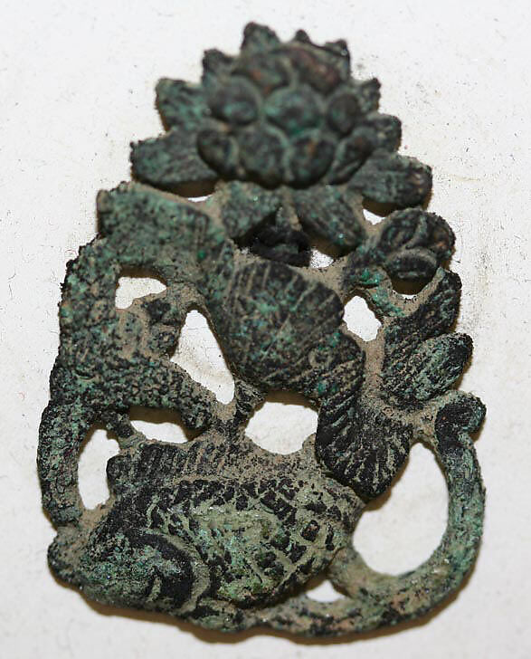 Button, bronze, Korean