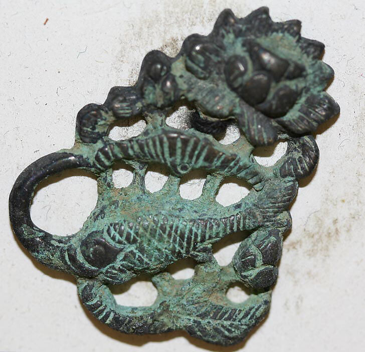 Button, bronze, Korean