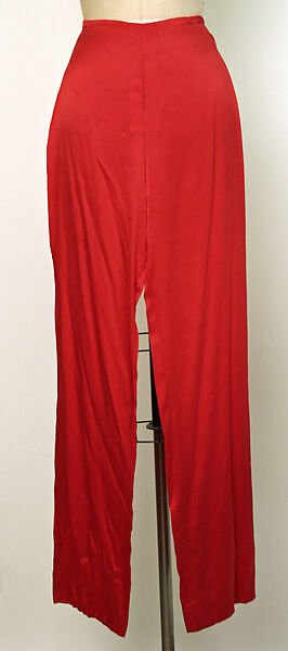 Ensemble, Halston (American, Des Moines, Iowa 1932–1990 San Francisco, California), silk, American