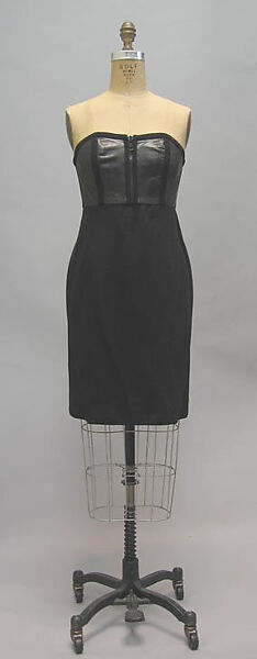 Ensemble, Geoffrey Beene (American, Haynesville, Louisiana 1927–2004 New York), leather, wool, synthetic, American