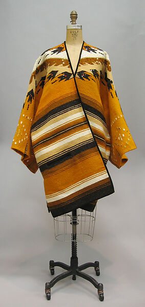 Coat, Michael Vollbracht (American, born 1947), wool, metal, American 