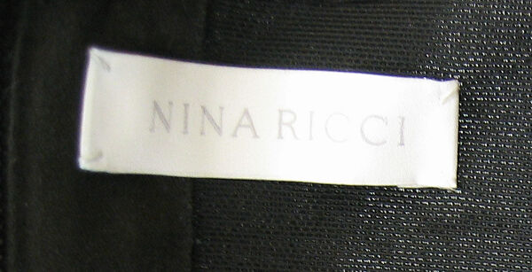 Evening dress, Nina Ricci (French, founded 1932), metallic, silk, synthetic, French