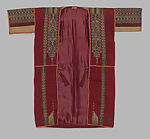 Man's Damir Coat with Short Sleeves, Wool, silk, and metal wrapped thread; slit-tapestry weave; satin weave