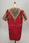Man's Damir Coat with Short Sleeves, Wool, silk, and metal wrapped thread; slit-tapestry weave; satin weave