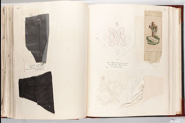 Sample book, Miscellaneous fabric samples, American