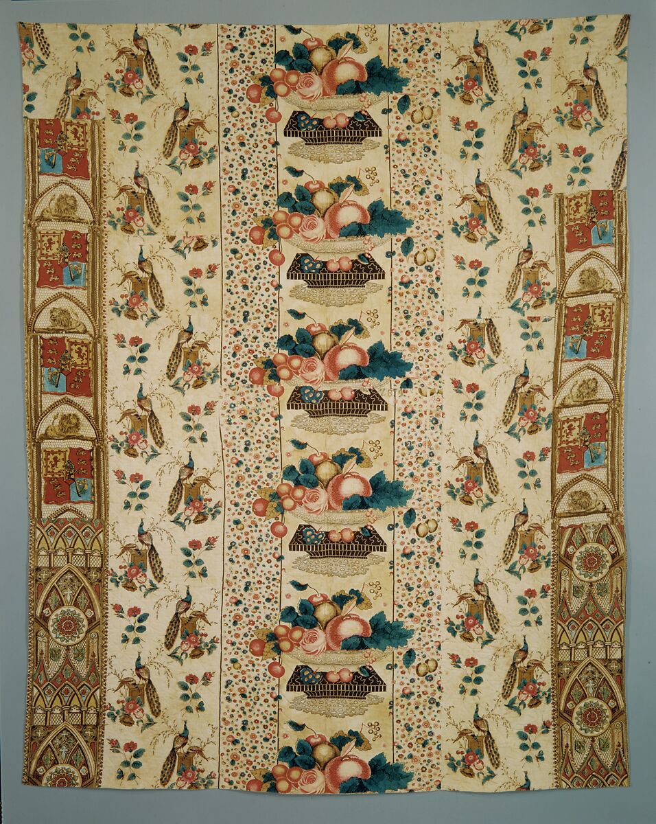 Quilt, Strip pattern, Cotton, American